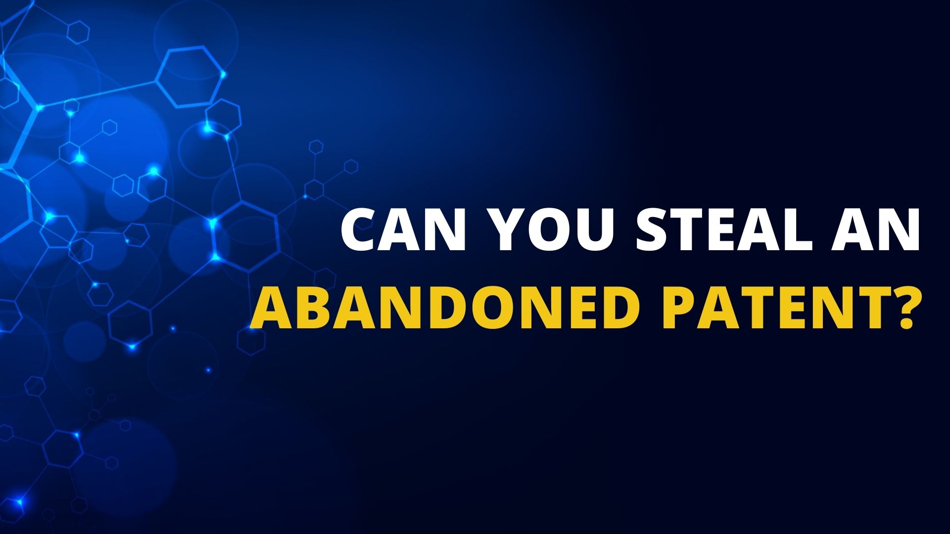 Can You Steal an Abandoned Patent