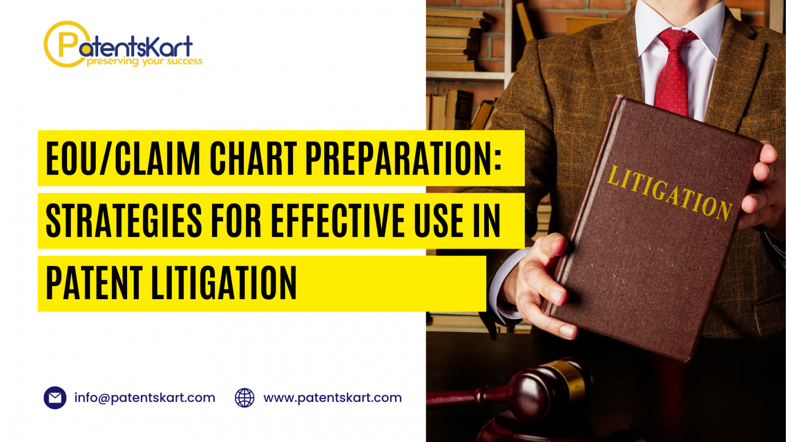 EoU/Claim Chart Preparation, patent litigation, evidence of use