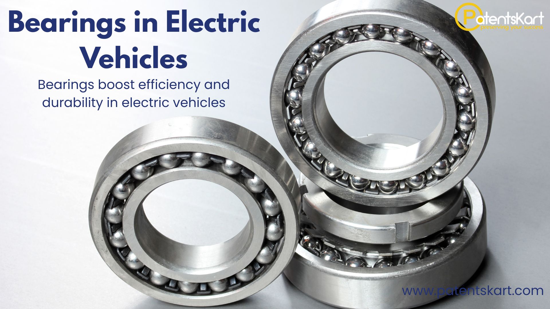Bearings in electric vehicles