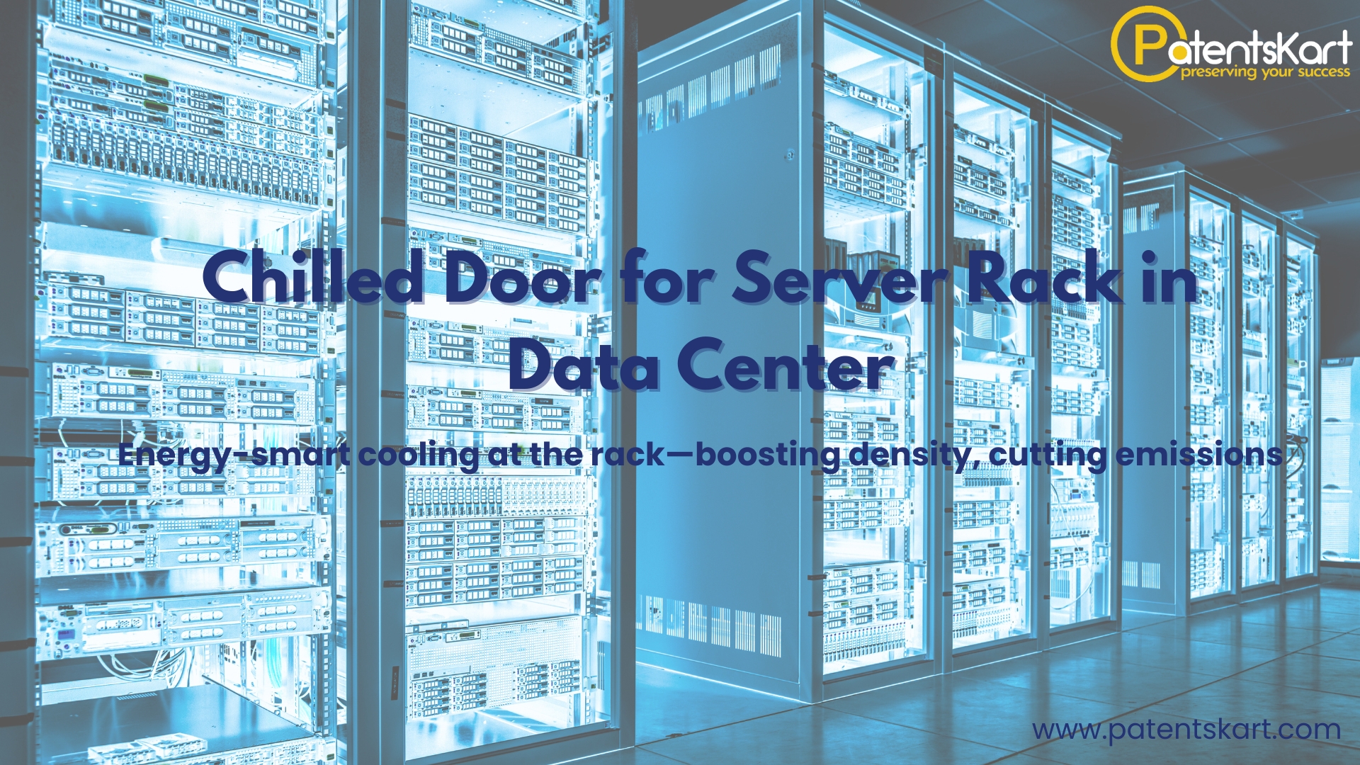 chilled door for server rack in data center