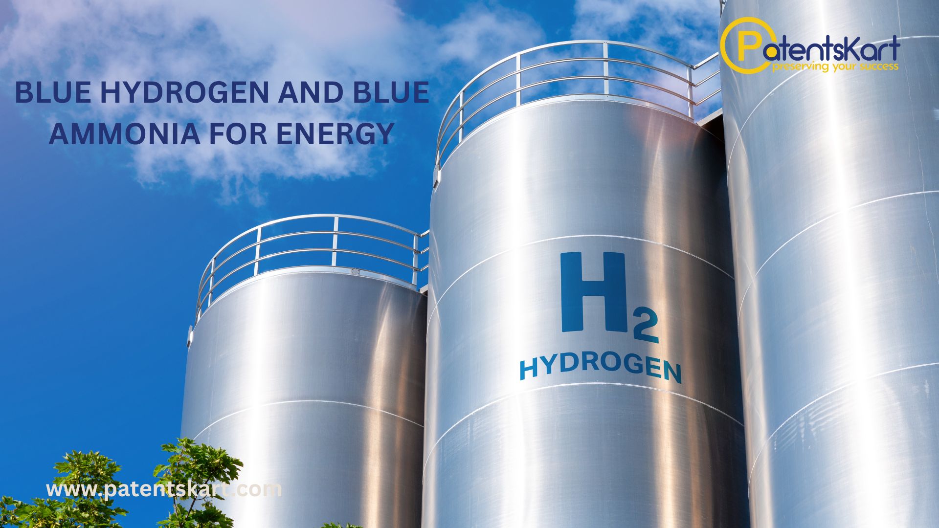 blue hydrogen and blue ammonia for energy applications